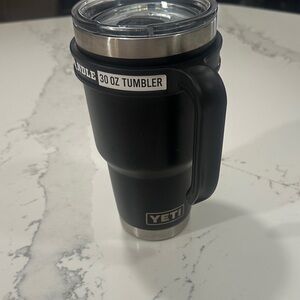 EUC❗️Yeti Stainless Steel Travel Mug with Removable Handle